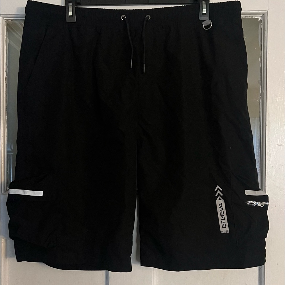 GTL4 Men's Black Athletic Shorts